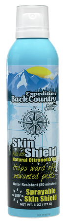 Expedition BackCountry® by Land Shark® Continuous Spray Natural Citronella Skin Shield 6oz