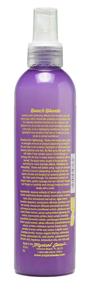 Gnarly Head Hair Care. Dye Free Hair Lightener Spray Conditioner. Naturally lighten hair.