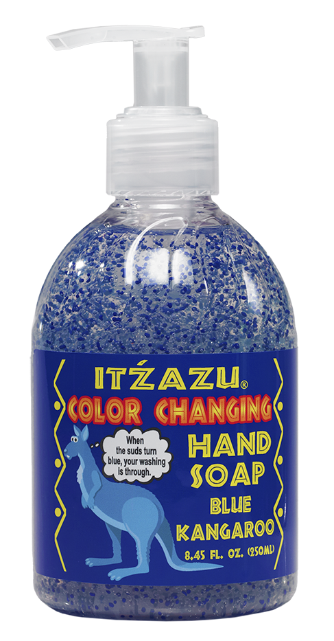 Itzazu Color changing hand soap for kids. Teaching soap. Teach Hand Washing. Teach kids about Hygiene. Hand Soap. Kids Hand Soap. Fun Hand Soap.