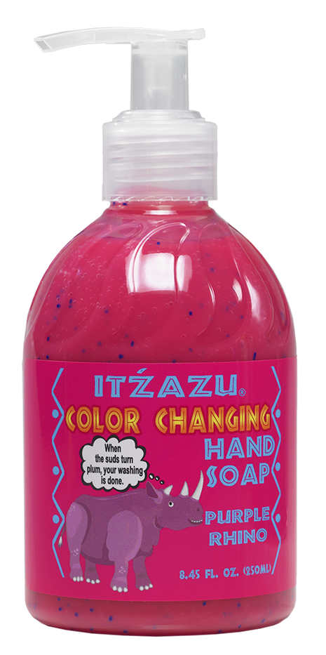 Itzazu Color changing hand soap for kids. Teaching soap. Teach Hand Washing. Teach kids about Hygiene. Hand Soap. Kids Hand Soap. Fun Hand Soap.