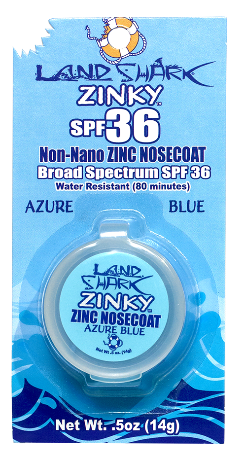 SPF 36 Mineral Based Nosecoat. Tinted Zinc Sunscreen Broad Spectrum Protection. Non-Nano Zinc. Water resistant. Reflects sun rays. Colorful Sunscreen.