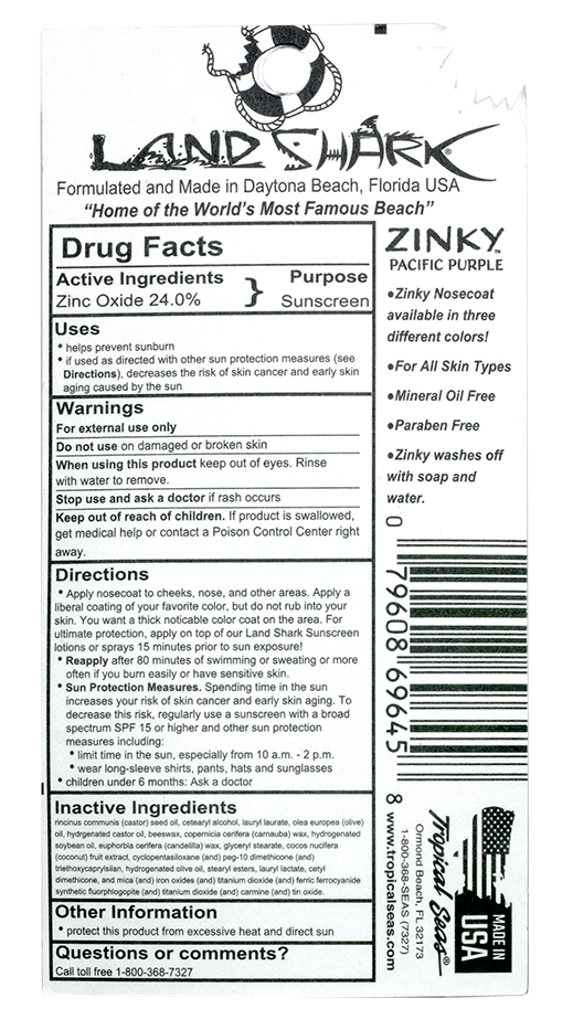 SPF 36 Mineral Based Nosecoat. Tinted Zinc Sunscreen Broad Spectrum Protection. Non-Nano Zinc. Water resistant. Reflects sun rays. Colorful Sunscreen.