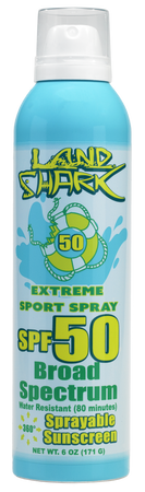Land Shark® Broad Spectrum Continuous Spray SPF 50 Extreme Sport Sprayable Sunscreen 6oz