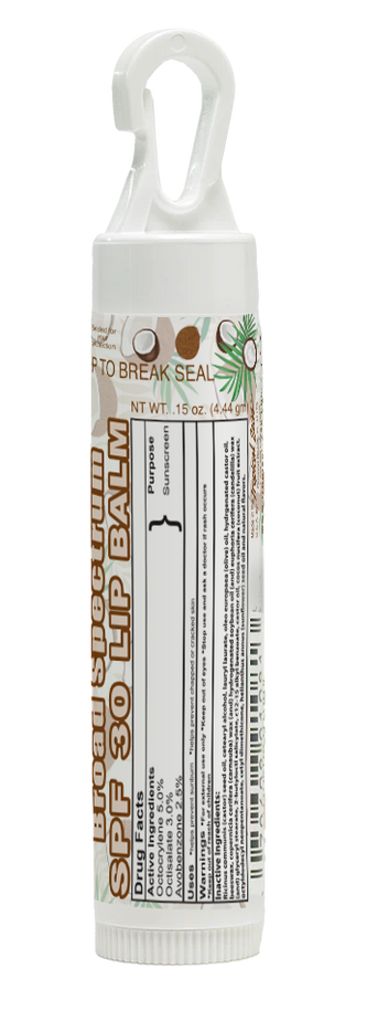 Land Shark® Coconut Flavored SPF 30 Broad Spectrum Lip Balm .15oz "NEW FLAVOR"