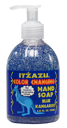 Itzazu Color changing hand soap for kids. Teaching soap. Teach Hand Washing. Teach kids about Hygiene. Hand Soap. Kids Hand Soap. Fun Hand Soap.