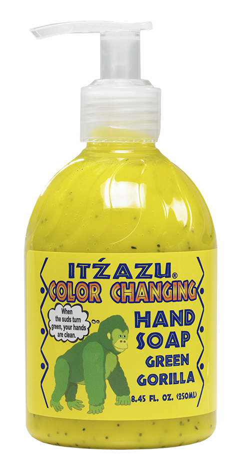 Itzazu Color changing hand soap for kids. Teaching soap. Teach Hand Washing. Teach kids about Hygiene. Hand Soap. Kids Hand Soap. Fun Hand Soap.