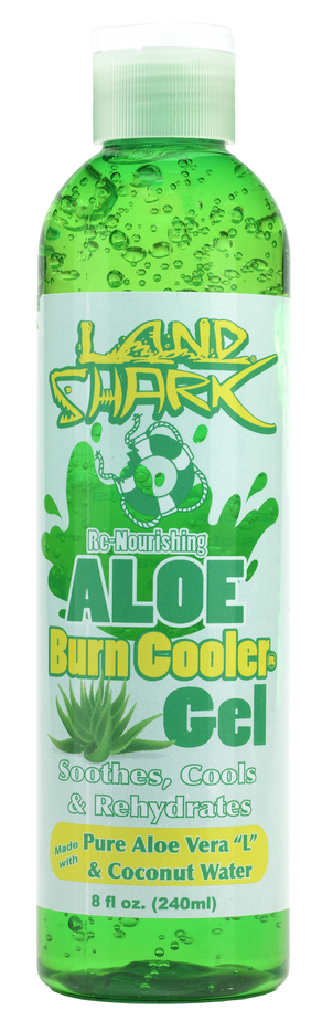 LAND SHARK® Re-Nourishing Aloe Burn Cooler Gel with Aloe Vera "L" 8oz
