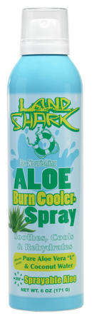 LAND SHARK® Re-Nourishing Aloe Burn Cooler Spray with Aloe Vera "L" 6oz