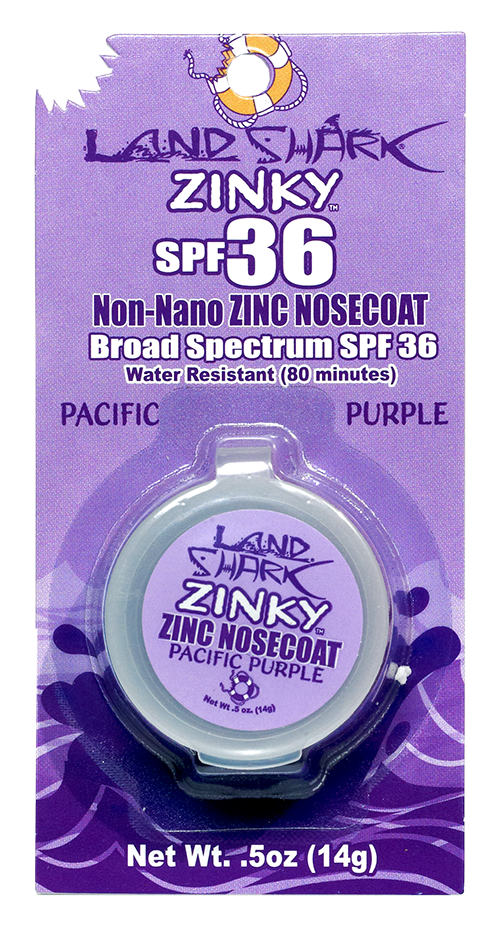 SPF 36 Mineral Based Nosecoat. Tinted Zinc Sunscreen Broad Spectrum Protection. Non-Nano Zinc. Water resistant. Reflects sun rays. Colorful Sunscreen. 