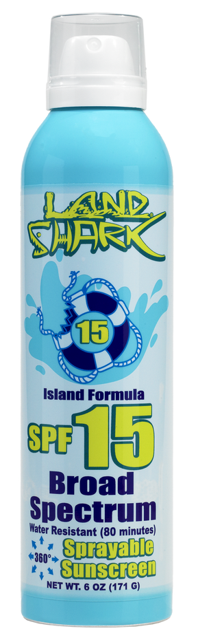 Land Shark® Broad Spectrum Continuous Spray SPF 15 Sprayable Sunscreen 6oz