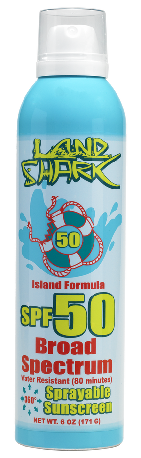 Land Shark® Broad Spectrum Continuous Spray SPF 50 Sprayable Sunscreen 6oz