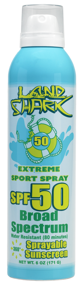 Land Shark® Broad Spectrum Continuous Spray SPF 50 Extreme Sport Sprayable Sunscreen 6oz
