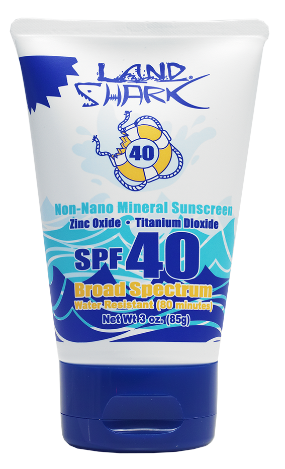 Land Shark® SPF 40 Non Nano Mineral Based Sunscreen with Zinc Oxide & Titanium Oxide Sunscreen Lotion 3oz