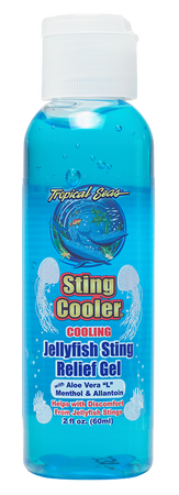 Sting relief gel. Jellyfish sting relief. Man-o-war sting relief, sand fleas relief, relief from minor insect bites. 